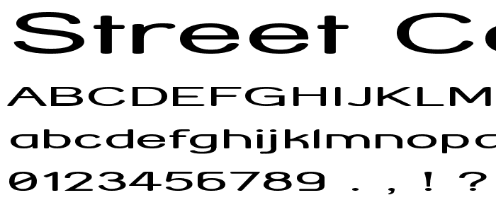 Street Corner HyperExtend font